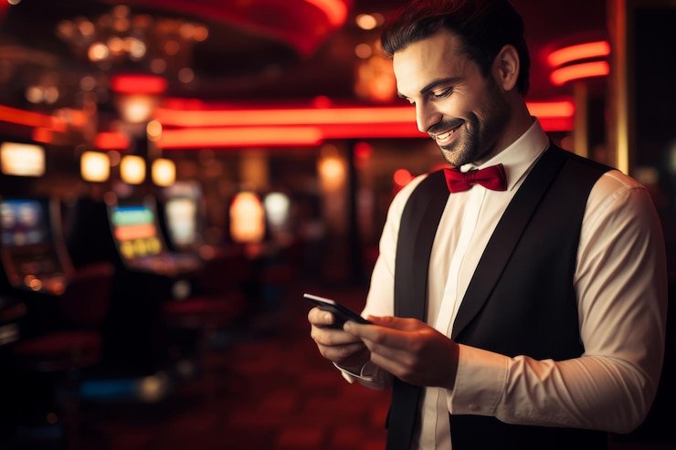 Tampilan antarmuka permainan casino online dengan berbagai opsi taruhan
